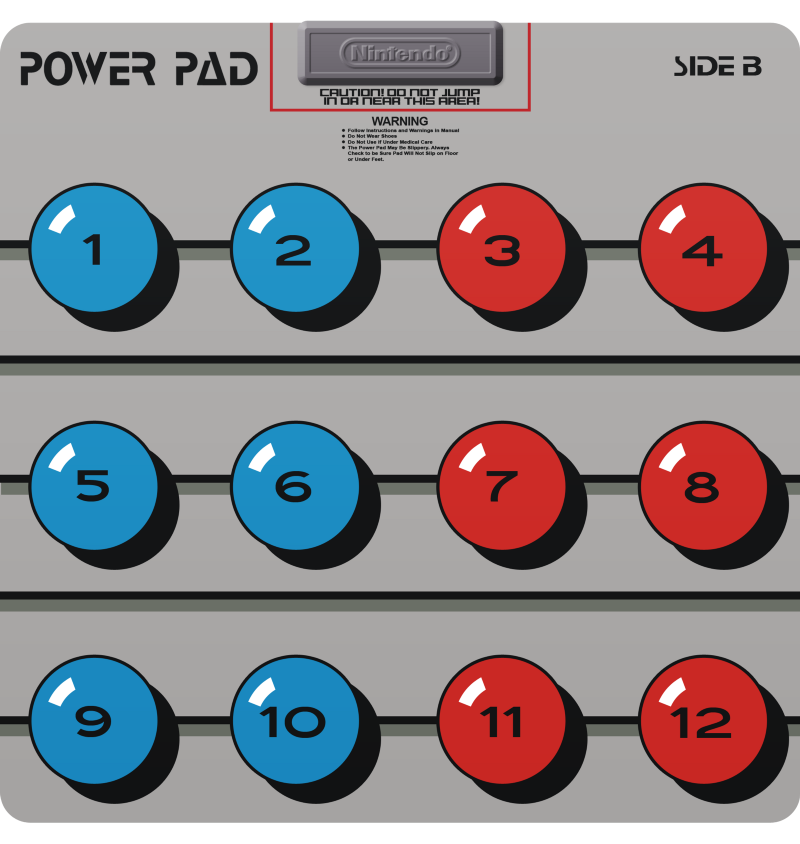 J2Games.com | Power Pad (Nintendo NES) (Pre-Played - Game Only).