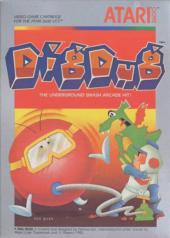 J2Games.com | Dig Dug (Atari 2600) (Pre-Played - Game Only).