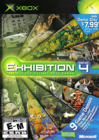 Disco de demostración de exhibición de Xbox vol. 4 (Xbox)