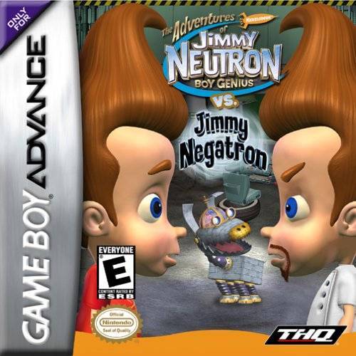 Jimmy Neutron vs Jimmy Negatron (Gameboy Advance) – J2Games