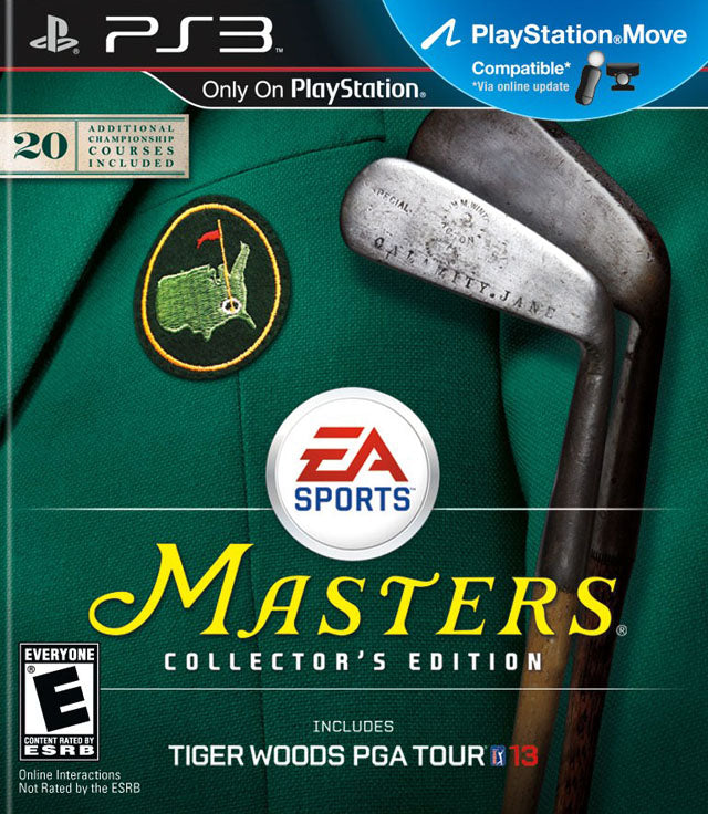 Tiger Woods PGA Tour 13 Masters Edición Coleccionista (Playstation 3)