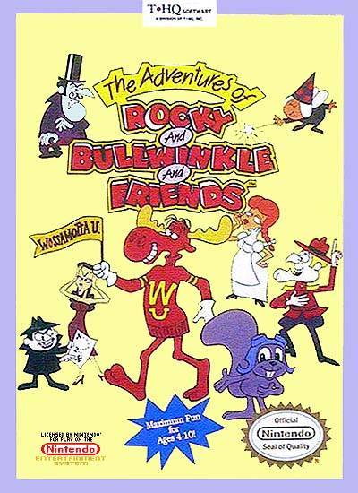 J2Games.com | The Adventures of Rocky and Bullwinkle and Friends (Nintendo NES) (Pre-Played - Game Only).