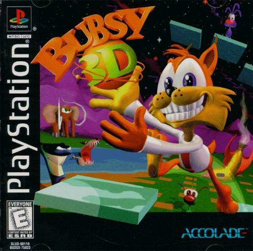 J2Games.com | Bubsy 3D (Playstation) (Complete - Good).