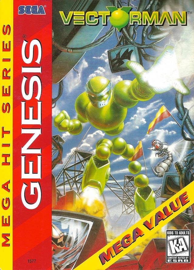 J2Games.com | Vectorman (Mega Hit Series) (Sega Genesis) (Pre-Played - Game Only).
