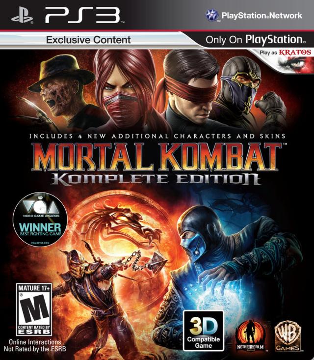 J2Games.com | Mortal Kombat Komplete Edition (Playstation 3) (Pre-Played - CIB - Very Good).