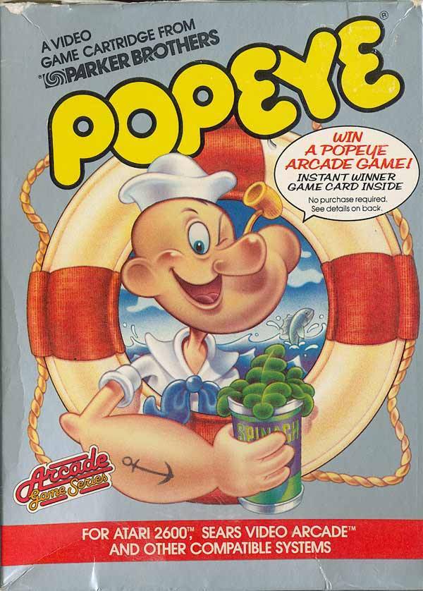 J2Games.com | Popeye (Atari 2600) (Pre-Played - Game Only).
