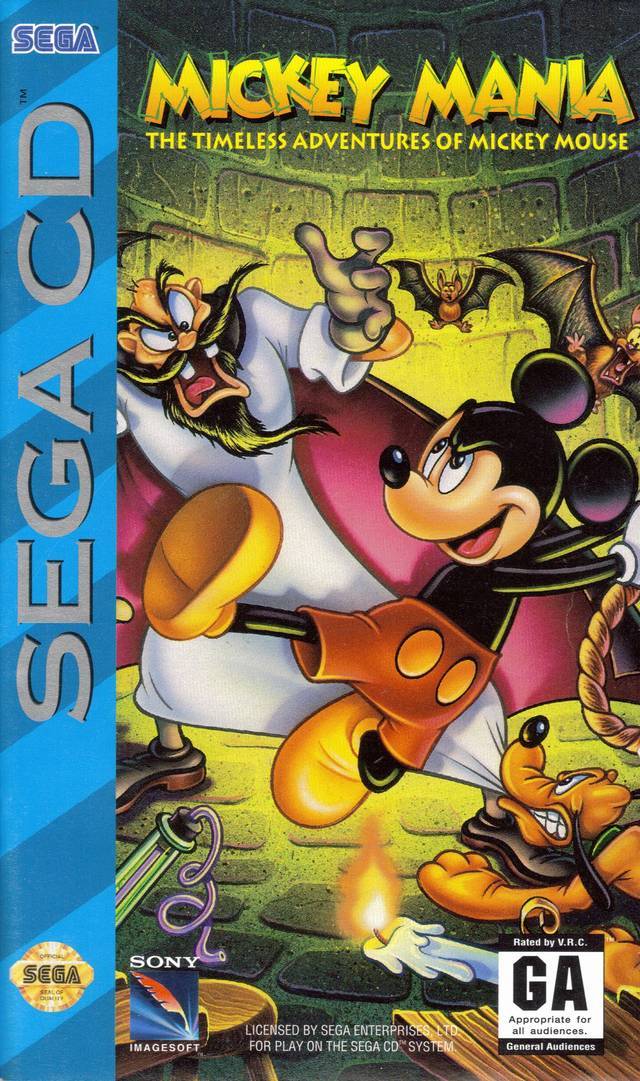 J2Games.com | Mickey Mania (Sega CD) (Complete - Very Good).