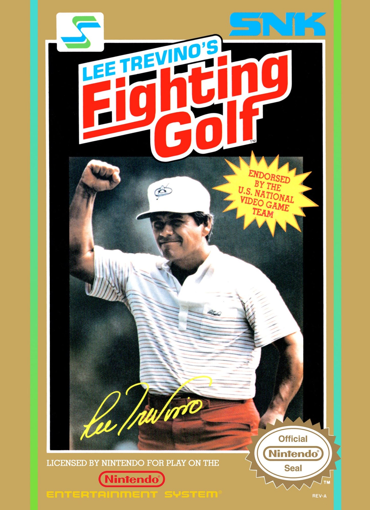 J2Games.com | Lee Trevino's Fighting Golf (Nintendo NES) (Pre-Played - Game Only).