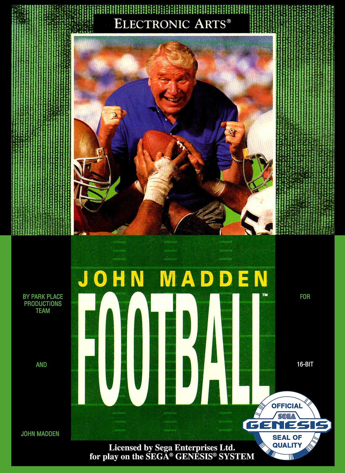 J2Games.com | John Madden Football (Sega Genesis) (Pre-Played - Game Only).