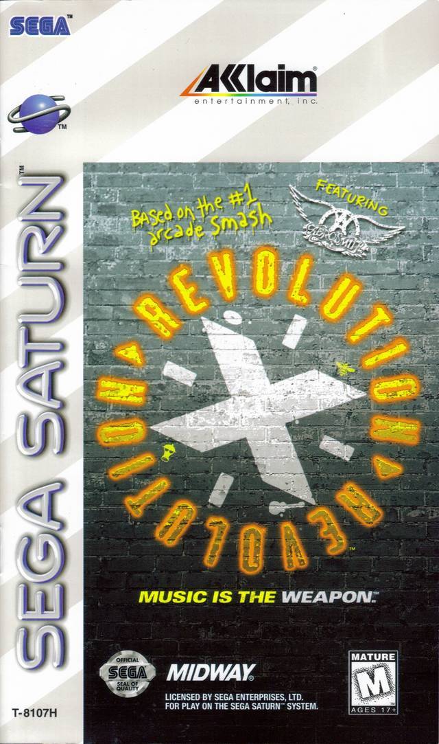 J2Games.com | Revolution X (Sega Saturn) (Pre-Played - CIB - Good).