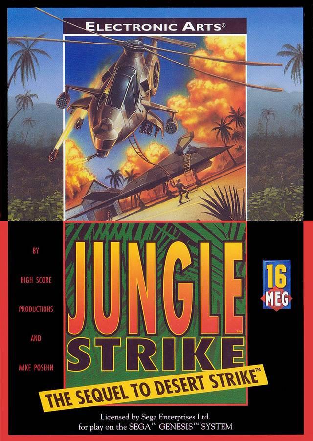 J2Games.com | Jungle Strike (Sega Genesis) (Pre-Played - Game Only).