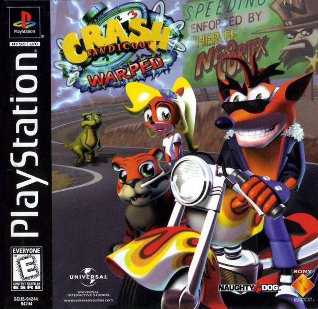 J2Games.com | Crash Bandicoot Warped (Playstation) (Pre-Played).