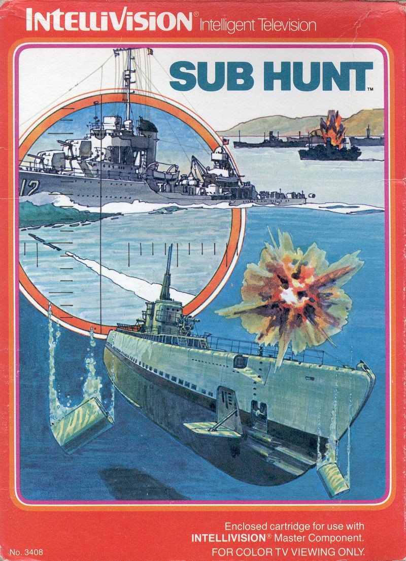 J2Games.com | Sub Hunt (Intellivision) (Pre-Played - Game Only).