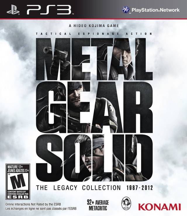 J2Games.com | Metal Gear Solid Legacy Collection (Playstation 3) (Pre-Played - CIB - Good).