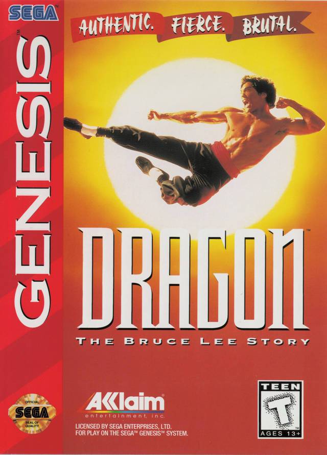 J2Games.com | DRAGON The Bruce Lee Story (Sega Genesis) (Pre-Played - CIB - Good).