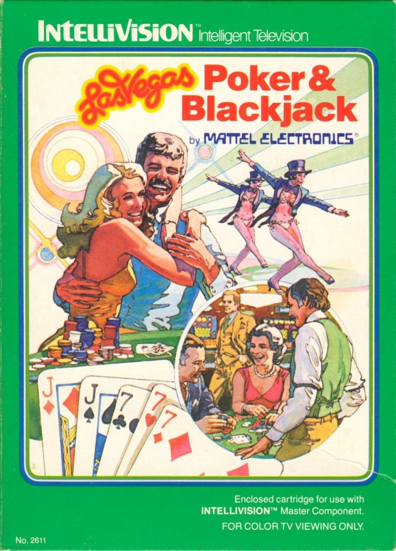 J2Games.com | Las Vegas Poker & Blackjack (Intellivision) (Pre-Played - Game Only).