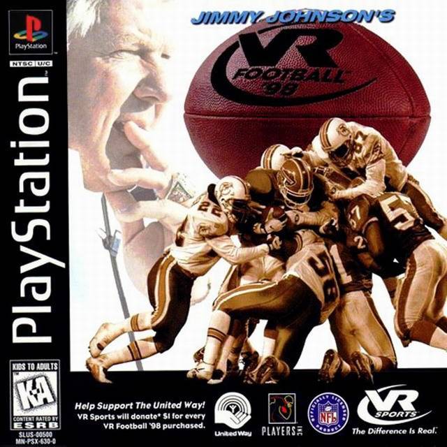 J2Games.com | Jimmy Johnson's VR Football 98 (Playstation) (Pre-Played - CIB - Good).