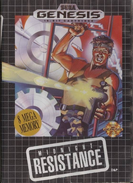 J2Games.com | Midnight Resistance (Sega Genesis) (Pre-Played - Game Only).