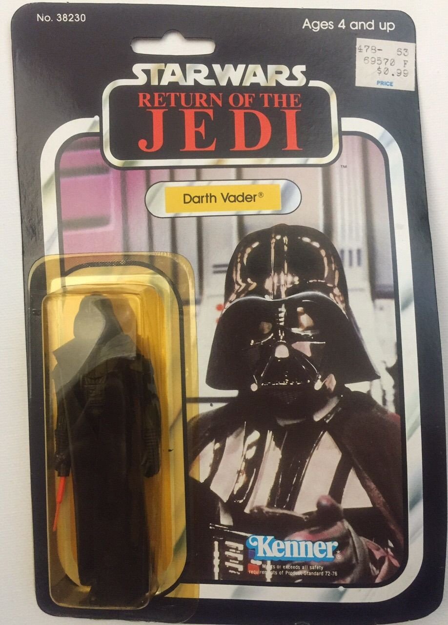 J2Games.com | Star Wars RotJ Darth Vader (Kenner) (Brand New).
