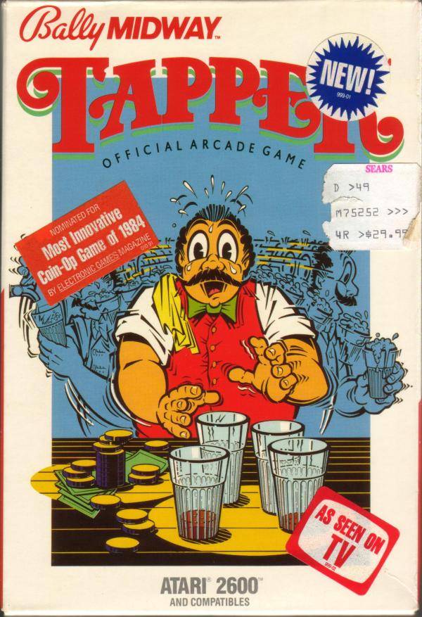 J2Games.com | Tapper (Atari 2600) (Pre-Played - Game Only).