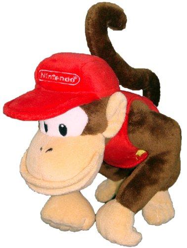 J2Games.com | Nintendo Plush 7-inch Diddy Kong (Brand New).