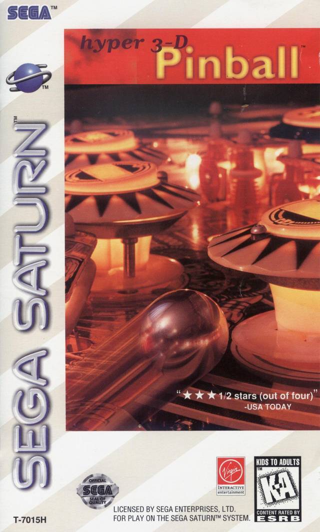 J2Games.com | Hyper 3D Pinball (Sega Saturn) (Pre-Played - Game Only).