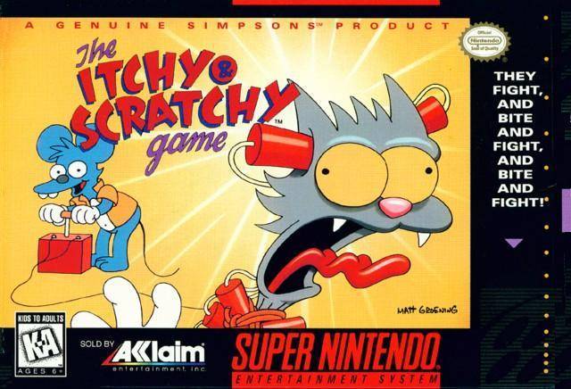 J2Games.com | The Itchy and Scratchy Game (Super Nintendo) (Pre-Played - Game Only).
