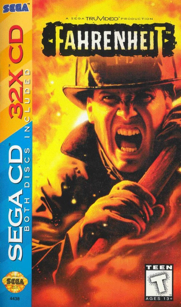 J2Games.com | Fahrenheit (Sega CD) (Pre-Played - Game Only).
