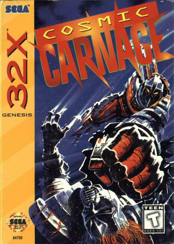 J2Games.com | Cosmic Carnage Sega 32X (Sega Genesis) (Pre-Played - CIB - Good).