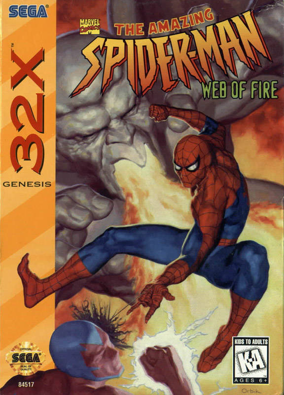 El Sorprendente Hombre Araña: Telaraña de Fuego 32X (Sega Genesis)