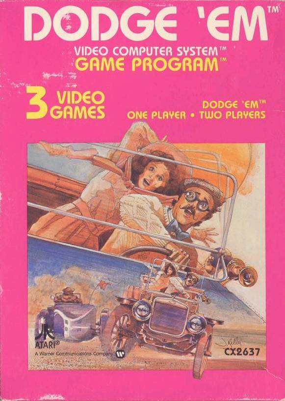 J2Games.com | Dodge 'Em (Atari 2600) (Pre-Played - Game Only).