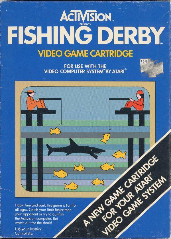 J2Games.com | Fishing Derby (Atari 2600) (Pre-Played - Game Only).