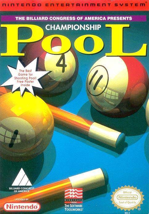 J2Games.com | Championship Pool (Nintendo NES) (Pre-Played - CIB - Good).