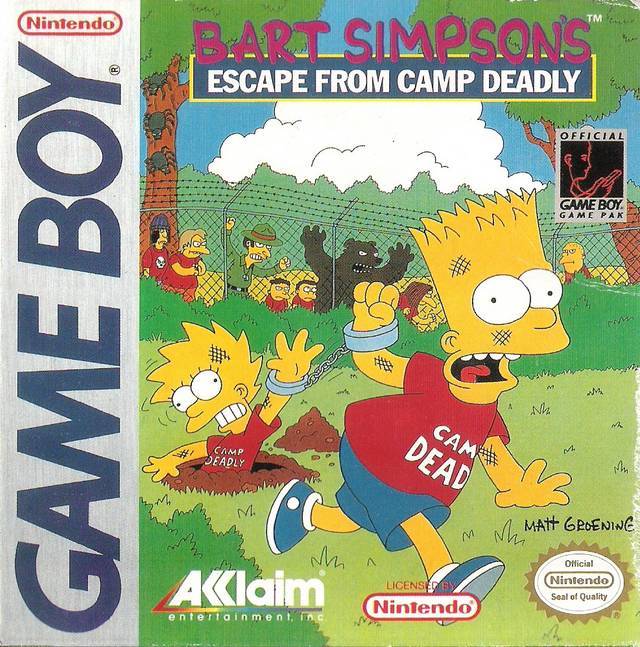 J2Games.com | Bart Simpson's Escape from Camp Deadly (Gameboy Color) (Pre-Played - Game Only).