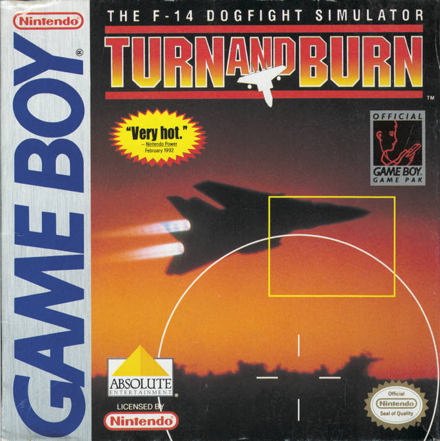 Turn And Burn The F-14 Dogfight Simulator (Gameboy)