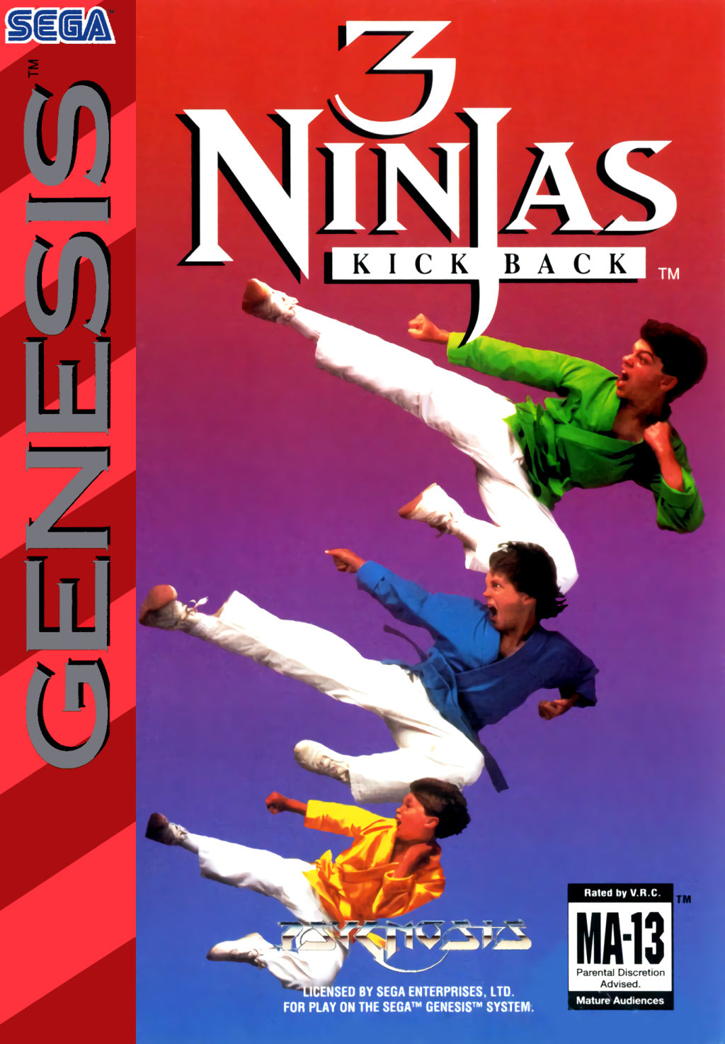 3 ninjas contraatacan (Sega Genesis)