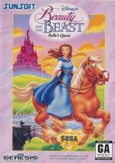 J2Games.com | Beauty and the Beast Belle's Quest (Sega Genesis) (Pre-Played - Game Only).