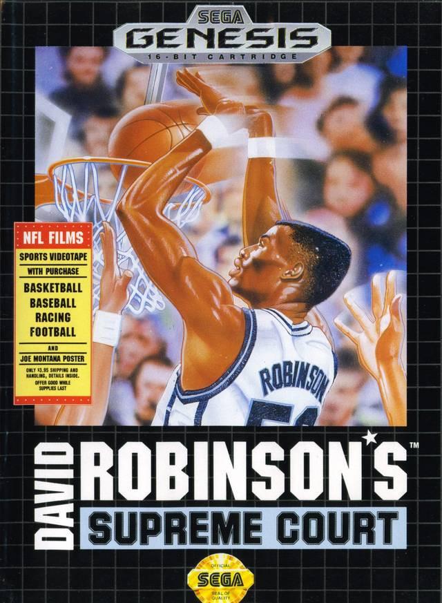 J2Games.com | David Robinson's Supreme Court (Sega Genesis) (Pre-Played - Game Only).