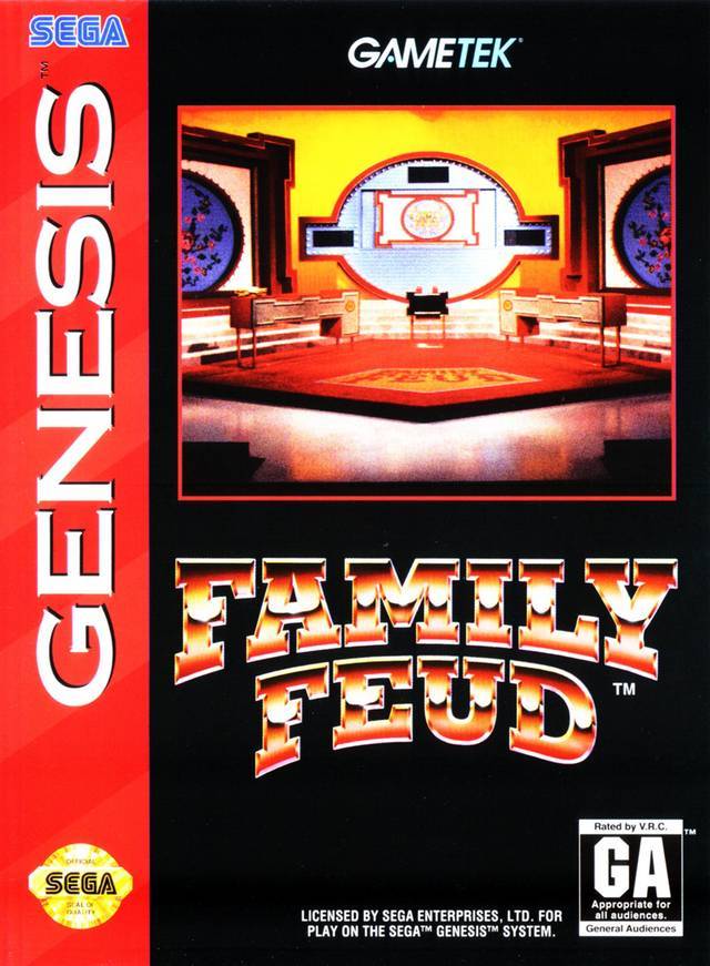 J2Games.com | Family Feud (Sega Genesis) (Pre-Played - CIB - Good).