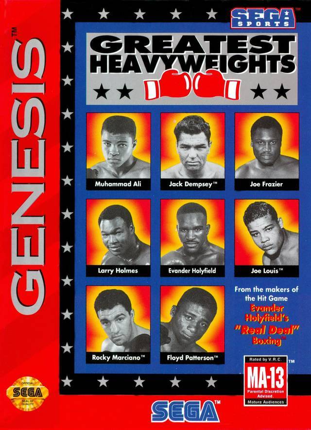 J2Games.com | Greatest Heavyweights (Sega Genesis) (Pre-Played - Game Only).