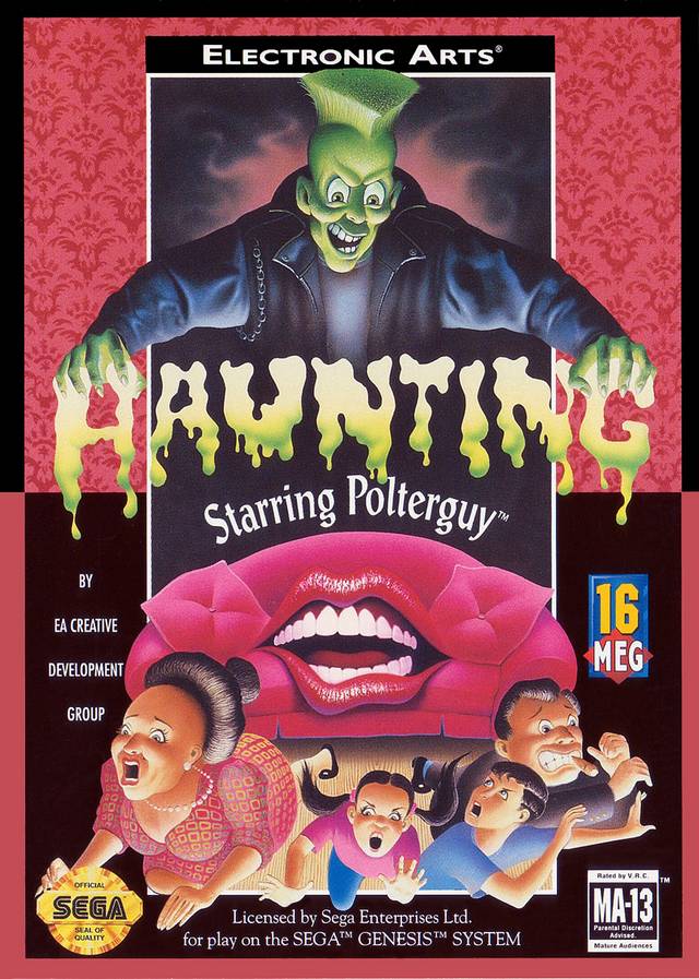 Inquietante protagonizada por Polterguy (Sega Genesis)