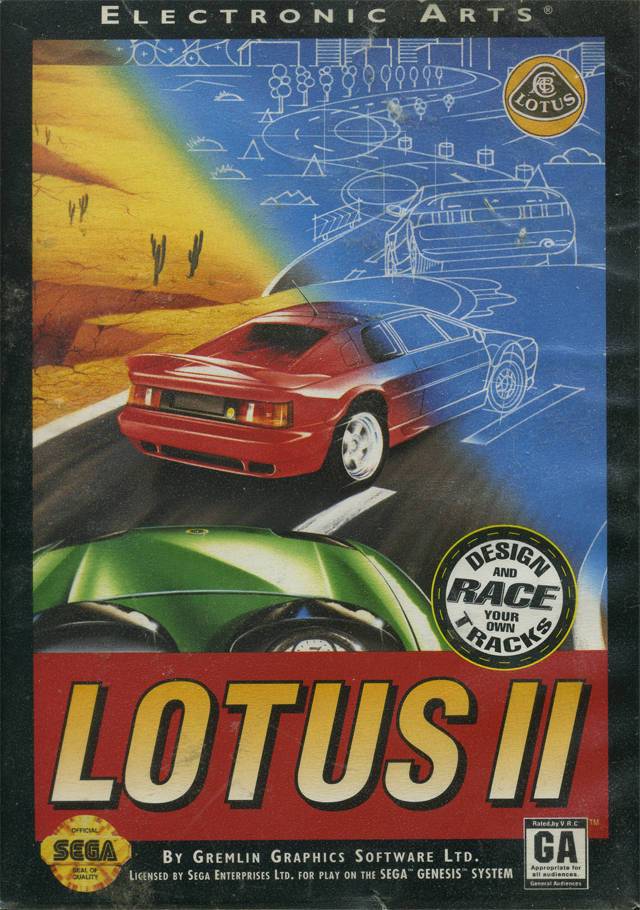 J2Games.com | Lotus II (Sega Genesis) (Pre-Played - Game Only).