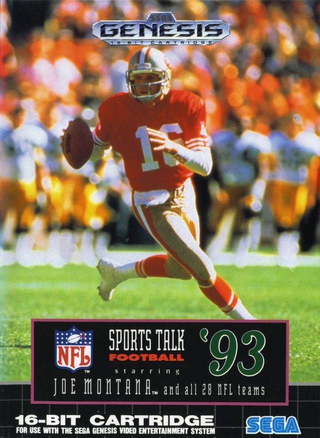 J2Games.com | Sports Talk Football '93 Starring Joe Montana (Sega Genesis) (Pre-Played - Game Only).