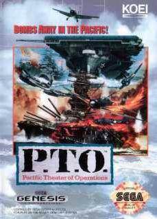 J2Games.com | P.T.O. Pacific Theater of Operations (Sega Genesis) (Pre-Played - CIB - Good).