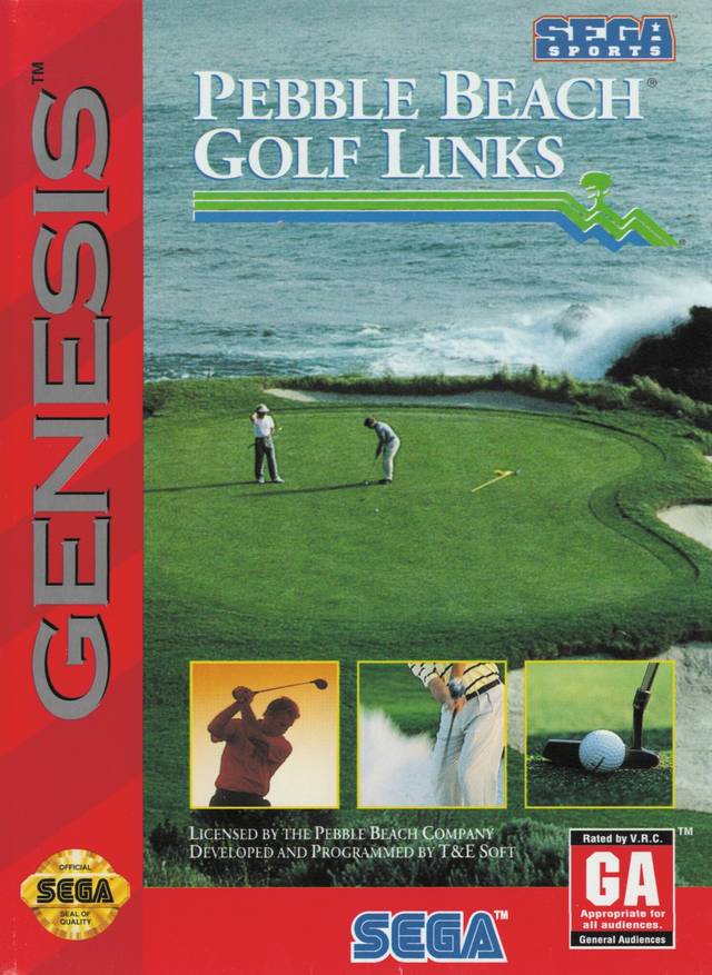 J2Games.com | Pebble Beach Golf Links (Sega Genesis) (Pre-Played - Game Only).