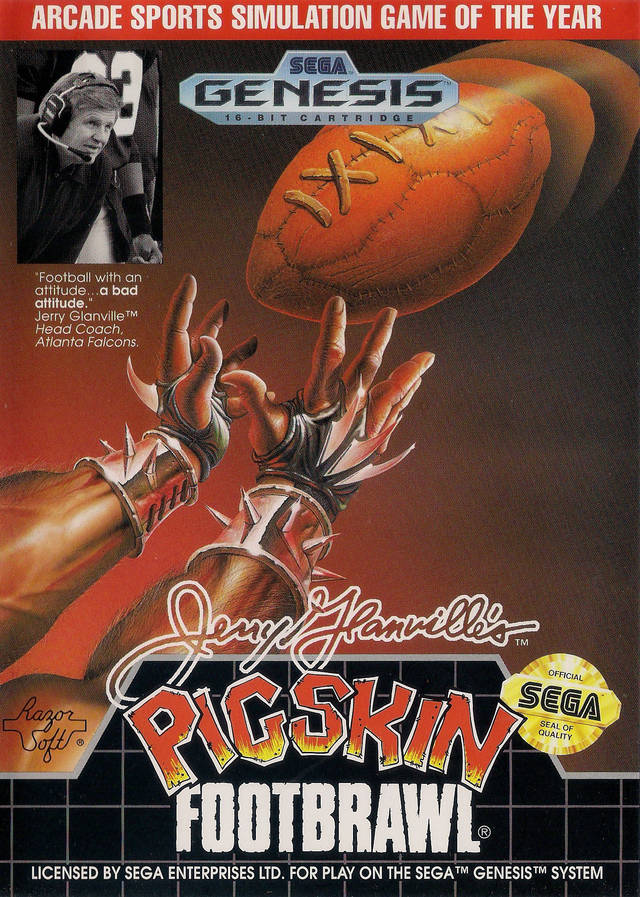 La pelea de piel de cerdo de Jerry Glanville (Sega Genesis)