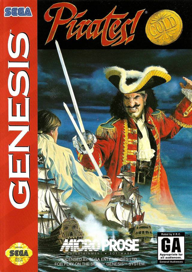 J2Games.com | Pirates Gold (Sega Genesis) (Pre-Played - CIB - Very Good).