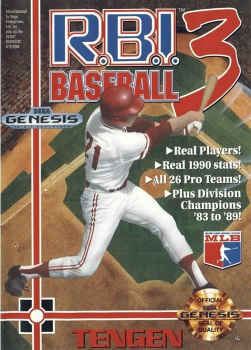 J2Games.com | RBI Baseball 3 (Sega Genesis) (Pre-Played - Game Only).