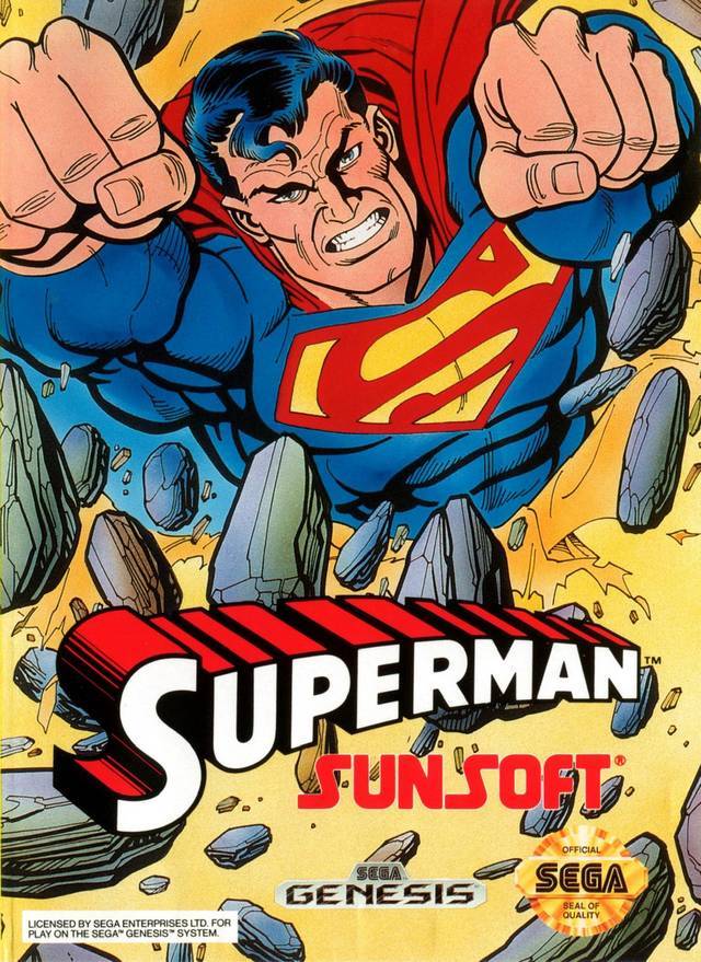 J2Games.com | Superman (Sega Genesis) (Pre-Played - CIB - Very Good).