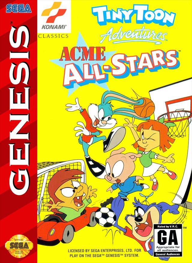 J2Games.com | Tiny Toon Adventures ACME All-Stars (Sega Genesis) (Pre-Played - Game Only).